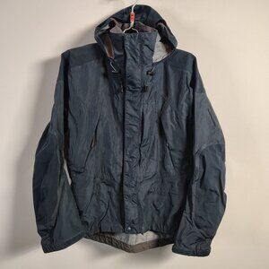 Marmot Stretch Armstrong Jacket Mens Navy Ripstop Waterproof Hood Winter Small